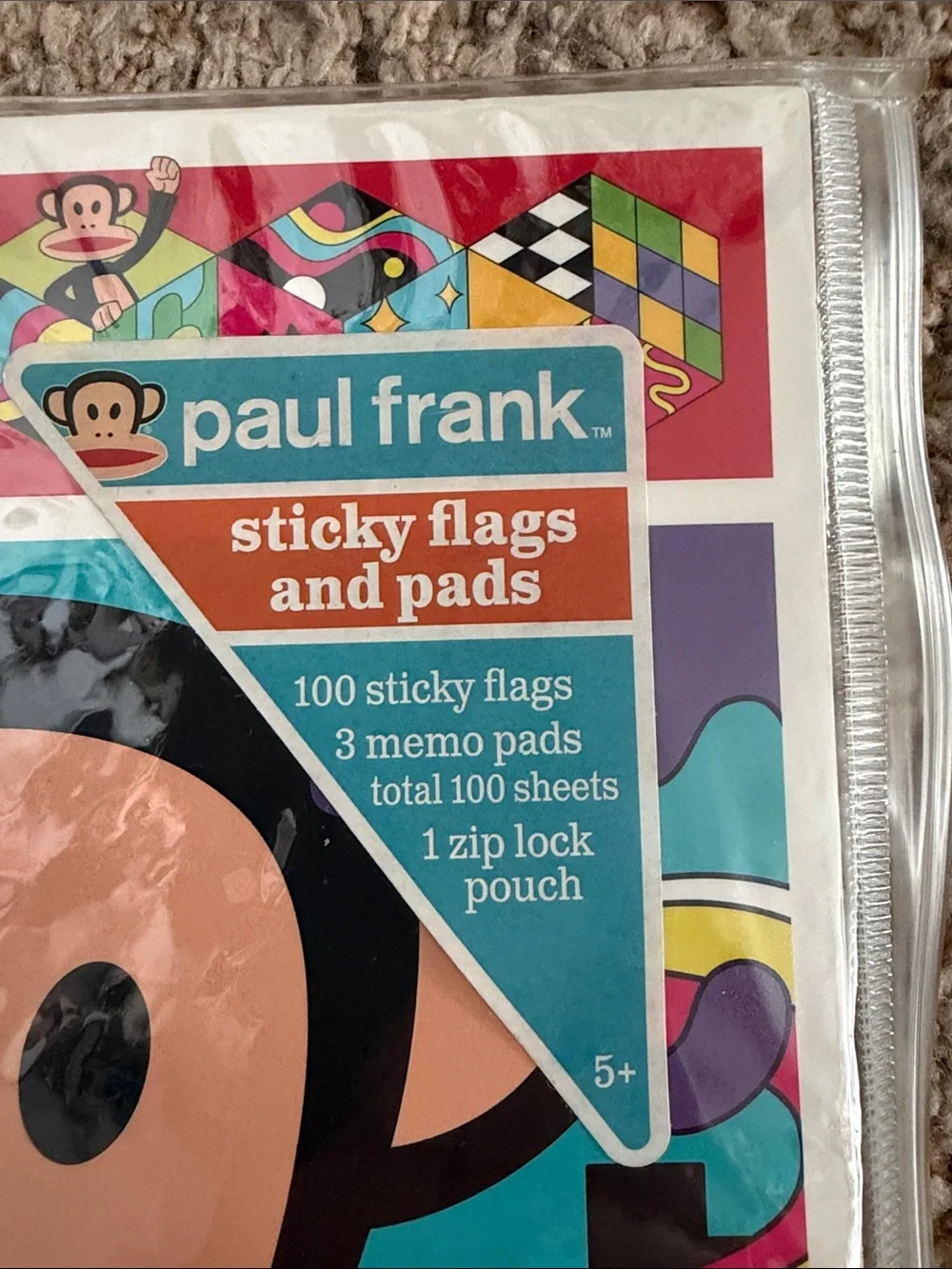 Paul Frank Sticky Notes & Flags Set